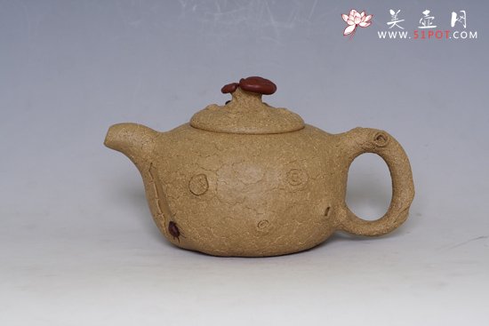 紫砂壶图片：灵芝供春 - 宜兴紫砂壶网