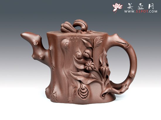 紫砂壶图片：佛手壶系列 - 宜兴紫砂壶网