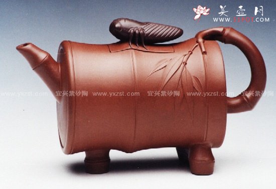 紫砂壶图片：夏日情趣壶 - 宜兴紫砂壶网