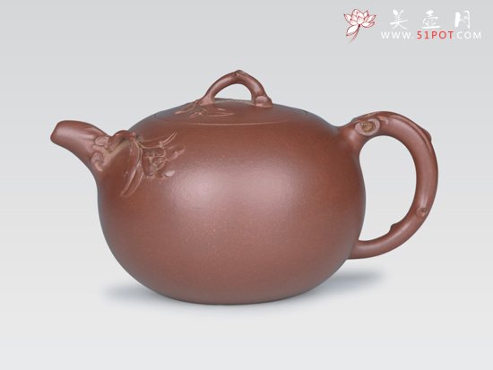 紫砂壶图片：花开富贵 - 宜兴紫砂壶网