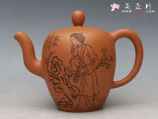 紫砂壶图片：中国古典名著《红楼梦》之十二金钗 - 宜兴紫砂壶网