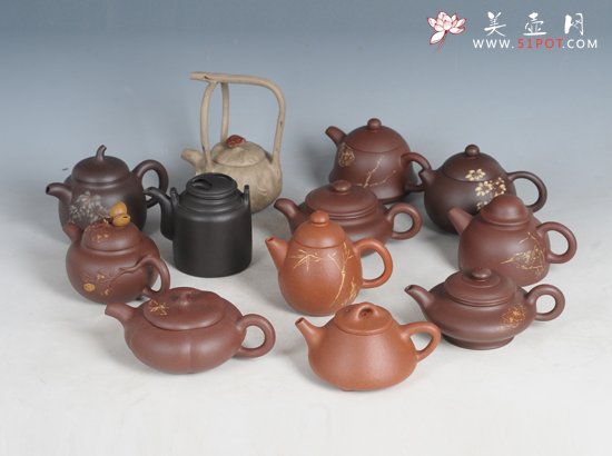 紫砂壶图片：小品系列 - 宜兴紫砂壶网