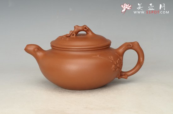 紫砂壶图片：梅花仿古 - 宜兴紫砂壶网