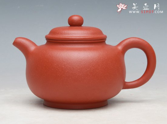 紫砂壶图片：大掇只 朱泥 380CC - 宜兴紫砂壶网