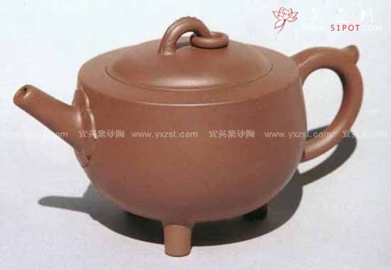 紫砂壶图片：金鼎如意壶 - 宜兴紫砂壶网