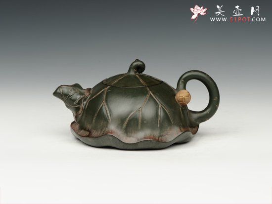 紫砂壶图片：荷塘月色 - 宜兴紫砂壶网