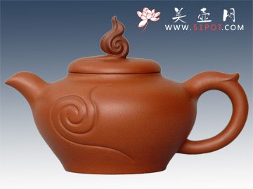 紫砂壶图片：翠琅碗莲 - 宜兴紫砂壶网