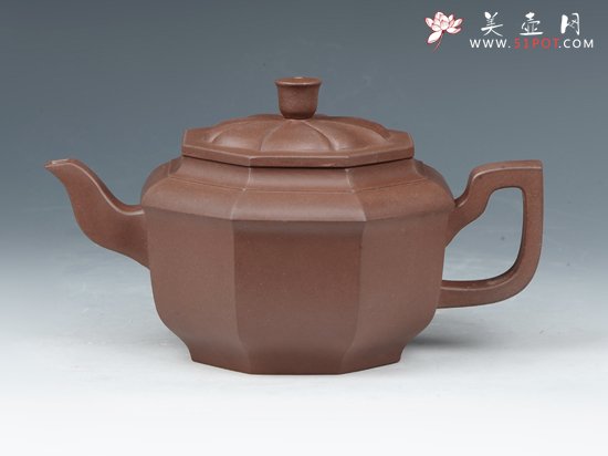 紫砂壶图片：八方壶 - 宜兴紫砂壶网