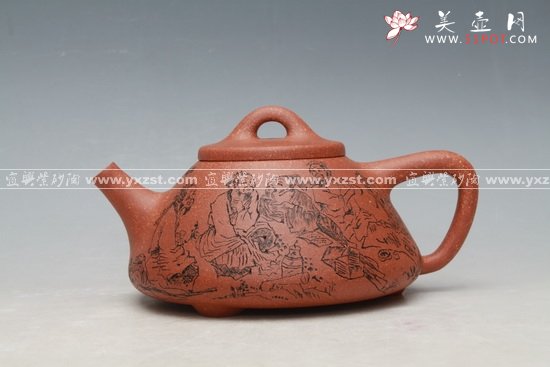 紫砂壶图片：大石瓢 380CC - 宜兴紫砂壶网