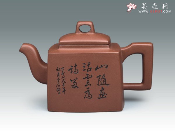 紫砂壶图片：四方情韵 - 宜兴紫砂壶网