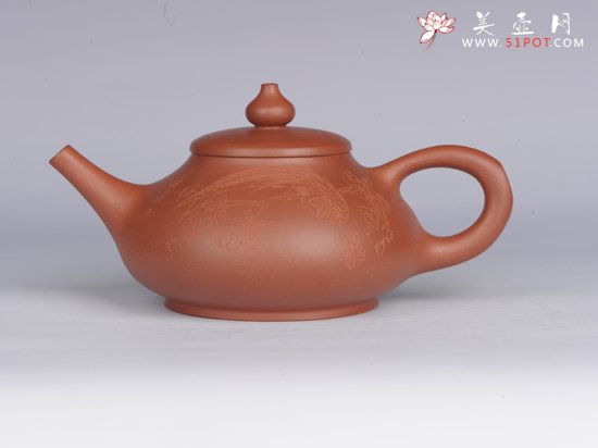 紫砂壶图片：锦上添花 - 宜兴紫砂壶网