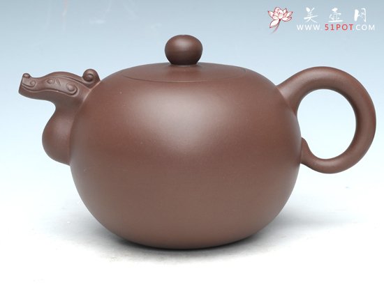 紫砂壶图片：威龙得水 - 宜兴紫砂壶网