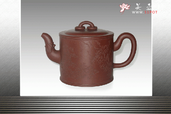 紫砂壶图片：神龙双圈 - 宜兴紫砂壶网