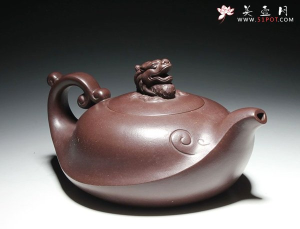 紫砂壶图片：蛟龙出水 - 宜兴紫砂壶网