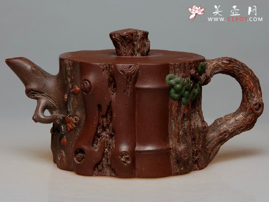 紫砂壶图片：聚财  300cc - 宜兴紫砂壶网