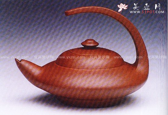 紫砂壶图片：飞碟壶 - 宜兴紫砂壶网