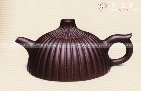 紫砂壶图片：云瀑壶 - 宜兴紫砂壶网