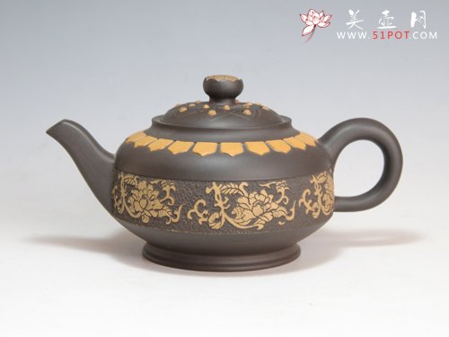 紫砂壶图片：金葵壶 - 宜兴紫砂壶网