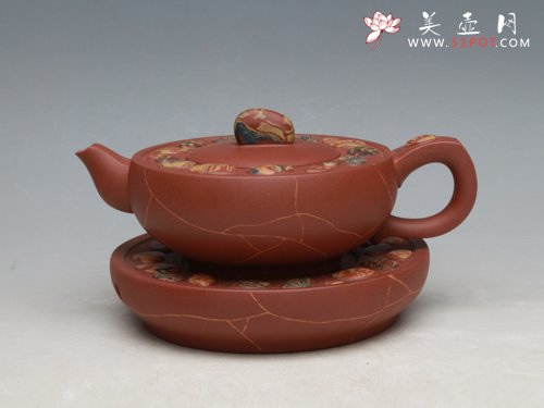 紫砂壶图片：华径 280CC - 宜兴紫砂壶网