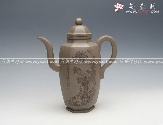 紫砂壶图片：贵妃醉酒 - 宜兴紫砂壶网