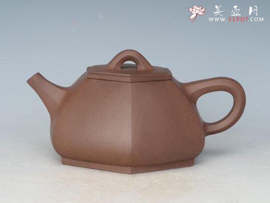 紫砂壶图片：六方 - 宜兴紫砂壶网