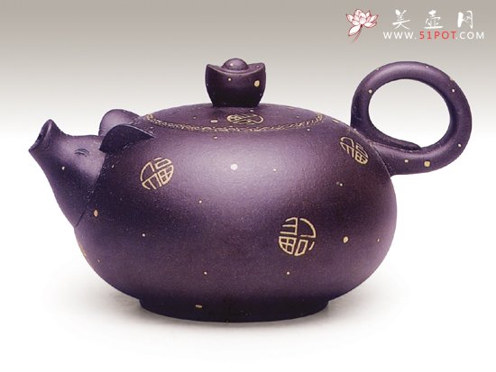 紫砂壶图片：富贵 - 宜兴紫砂壶网