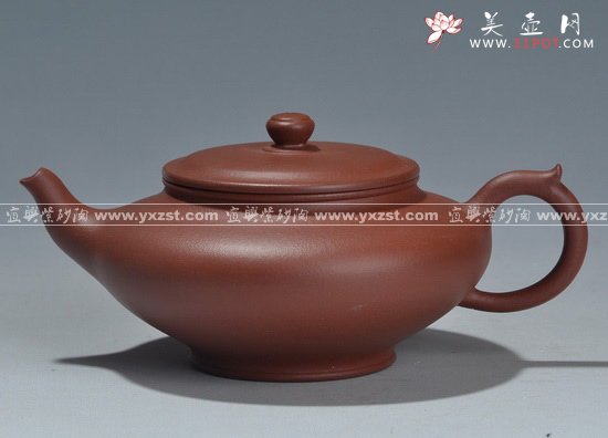 紫砂壶图片：虚扁 - 宜兴紫砂壶网