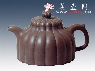 紫砂壶图片：半菊 - 宜兴紫砂壶网