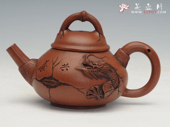 紫砂壶图片：一条龙系列一 - 宜兴紫砂壶网