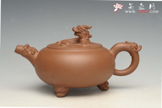 紫砂壶图片：苍龙教子 - 宜兴紫砂壶网