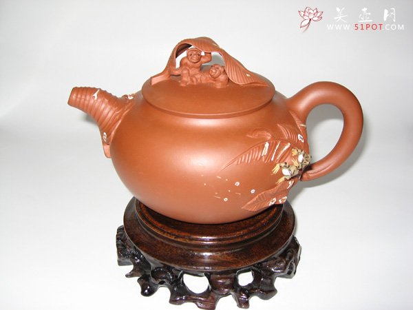 紫砂壶图片：听雨 - 宜兴紫砂壶网