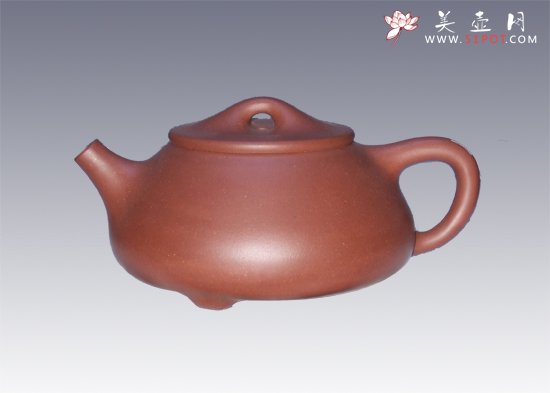 紫砂壶图片：子冶石瓢 - 宜兴紫砂壶网