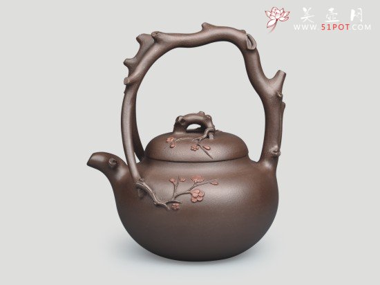 紫砂壶图片：东坡提梁 - 宜兴紫砂壶网