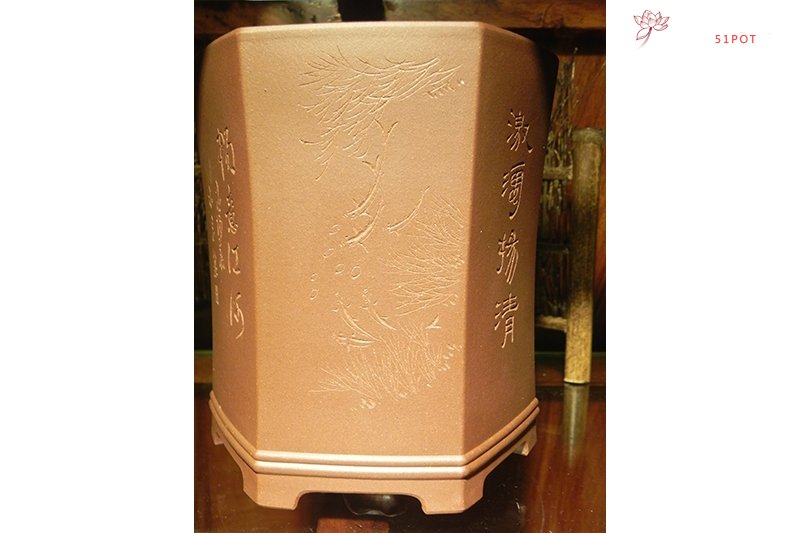 紫砂壶图片：笔筒 - 宜兴紫砂壶网