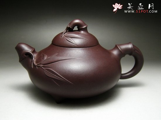 紫砂壶图片：竹节高生 - 宜兴紫砂壶网