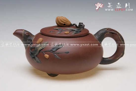 紫砂壶图片：佛手 - 宜兴紫砂壶网