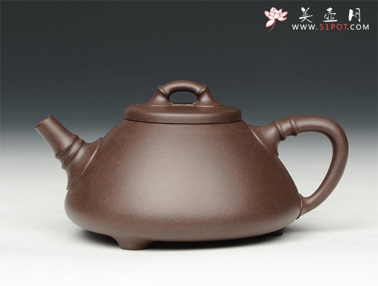紫砂壶图片：子冶石瓢 - 宜兴紫砂壶网