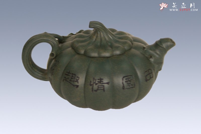 紫砂壶图片：田园雅趣 - 宜兴紫砂壶网