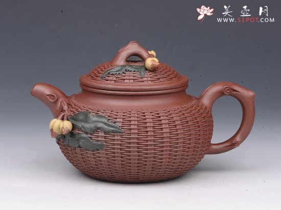 紫砂壶图片：圣桃 - 宜兴紫砂壶网