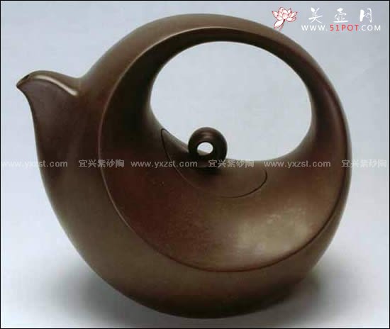 紫砂壶图片：神鸟出林壶 - 宜兴紫砂壶网