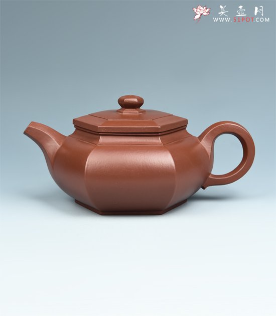 紫砂壶图片：大彬六方 - 宜兴紫砂壶网