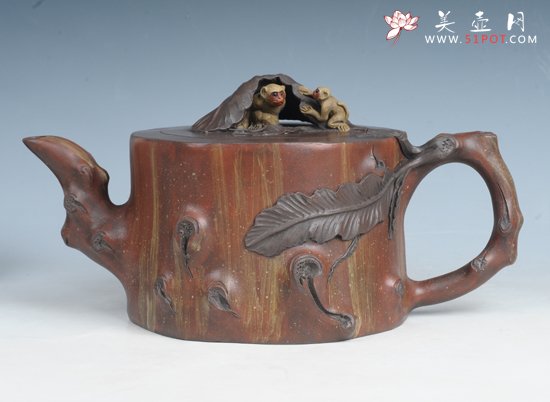 紫砂壶图片：遮风挡雨 - 宜兴紫砂壶网