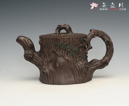 紫砂壶图片：大锦松  容量：1000cc - 宜兴紫砂壶网