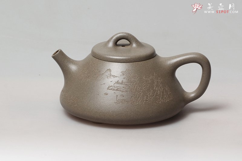 紫砂壶图片：子冶石瓢 - 宜兴紫砂壶网