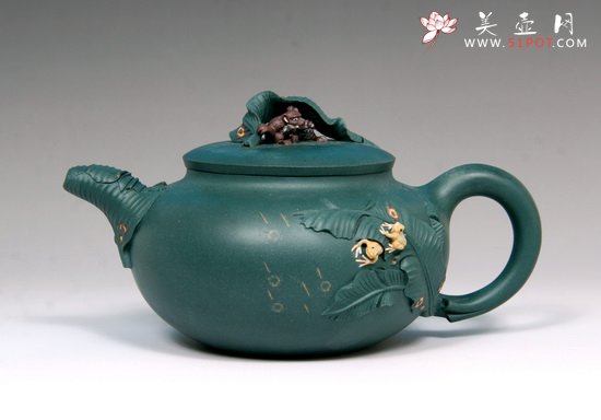 紫砂壶图片：听雨 - 宜兴紫砂壶网