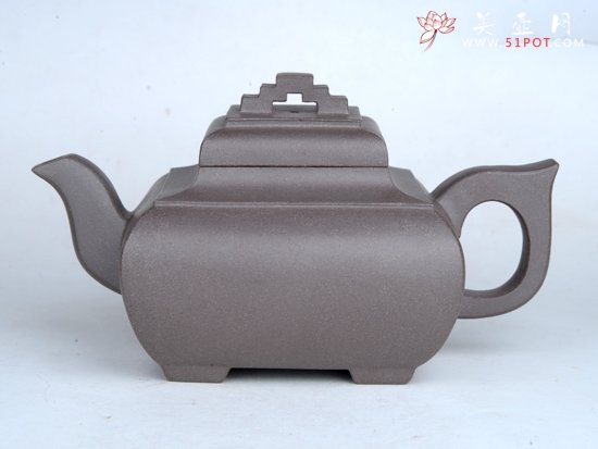 紫砂壶图片：四方桥鼎 - 宜兴紫砂壶网