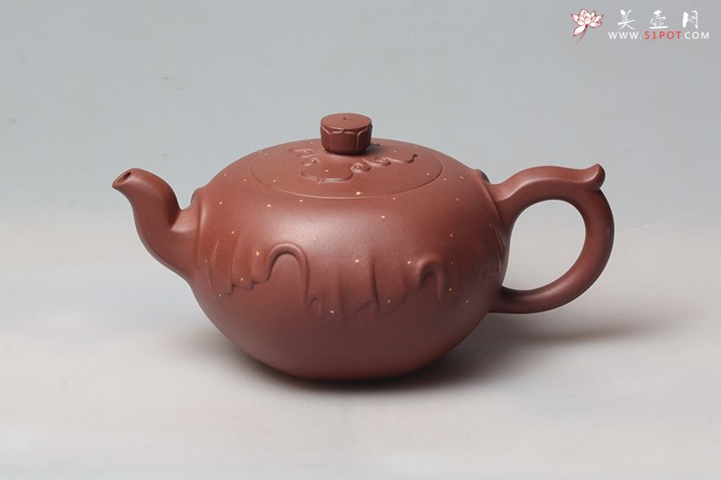 紫砂壶图片：锦上添花 - 宜兴紫砂壶网