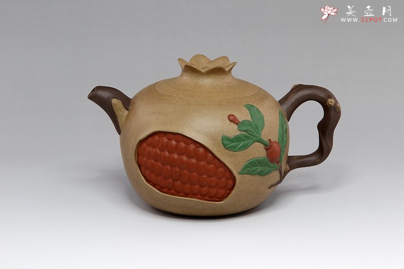 紫砂壶图片：石榴壶 - 宜兴紫砂壶网