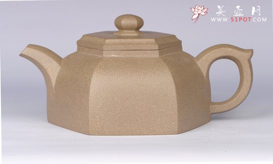 紫砂壶图片：六方8 - 宜兴紫砂壶网