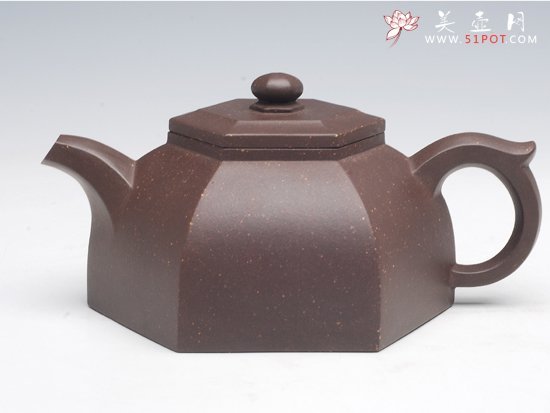 紫砂壶图片：矮六方 - 宜兴紫砂壶网
